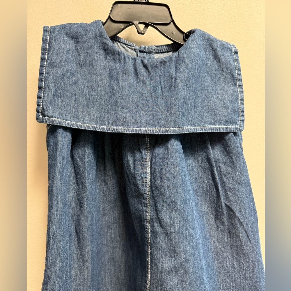 1+ in THE FAMILY Baby Dulia Denim Dress - Size 24 months - Picture 8 of 10